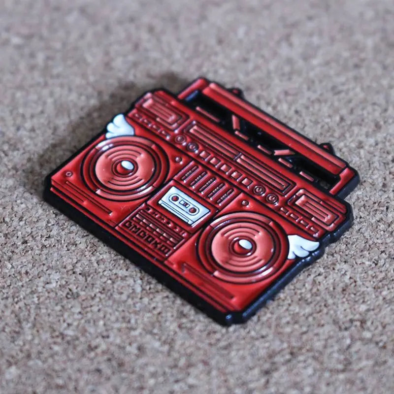 BMBOX Pin (Red) (Soft Enamel) by Elena Kazi