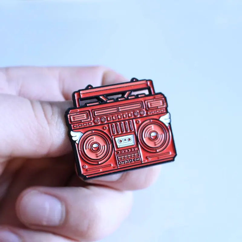 BMBOX Pin (Red) (Soft Enamel) by Elena Kazi