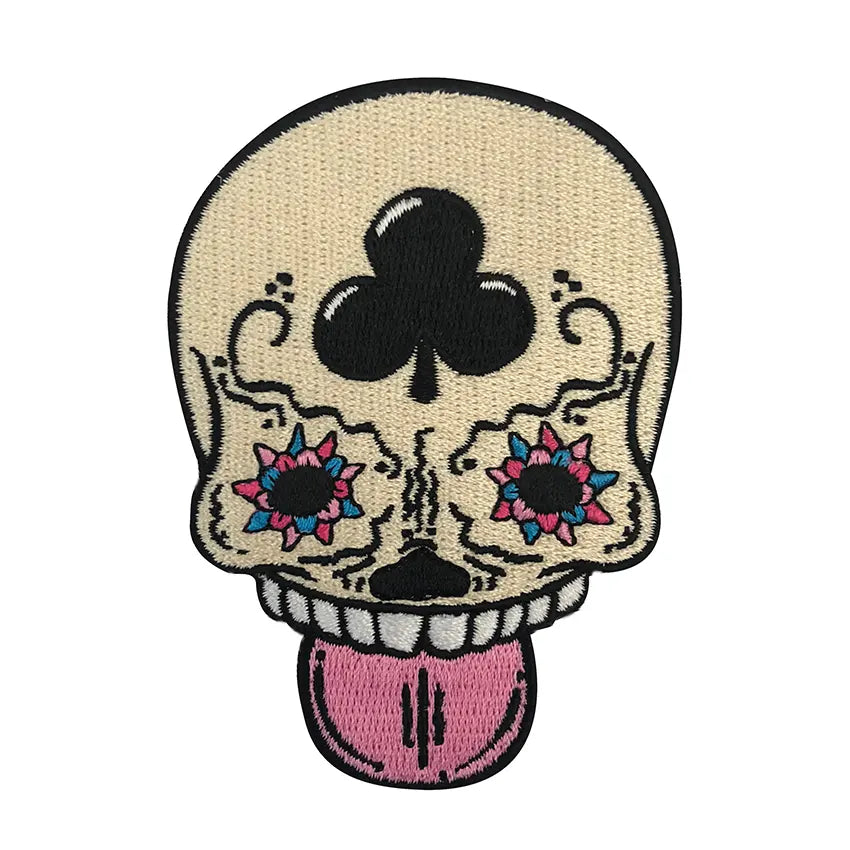 Calavera (Vanilla) Embroidered patch by Kloes