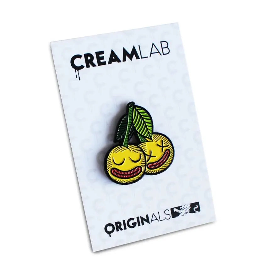 Cherrysh Pin (Yellow) (Soft Enamel) by Creamlab
