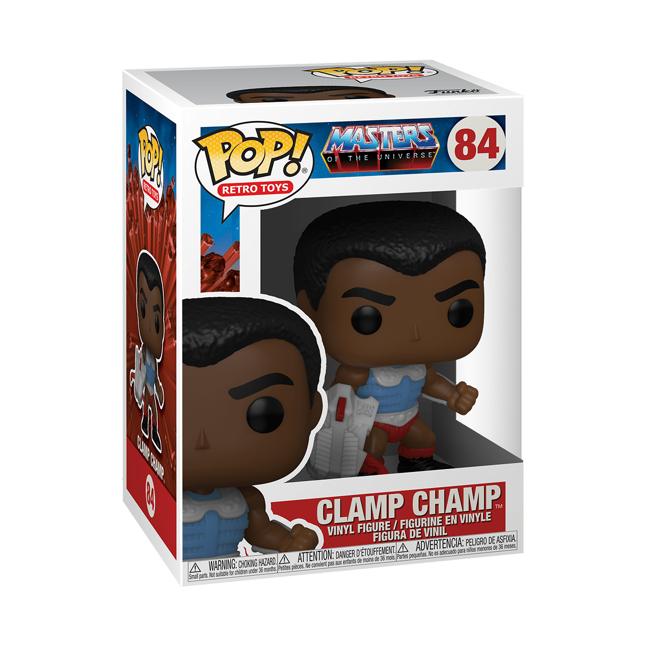 Clamp Champ Funko Pop! #84 in window-box packaging