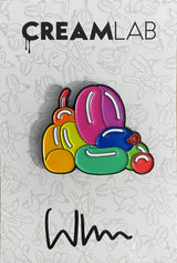 Happy Popek Pin (Rainbow) by Whatshisname