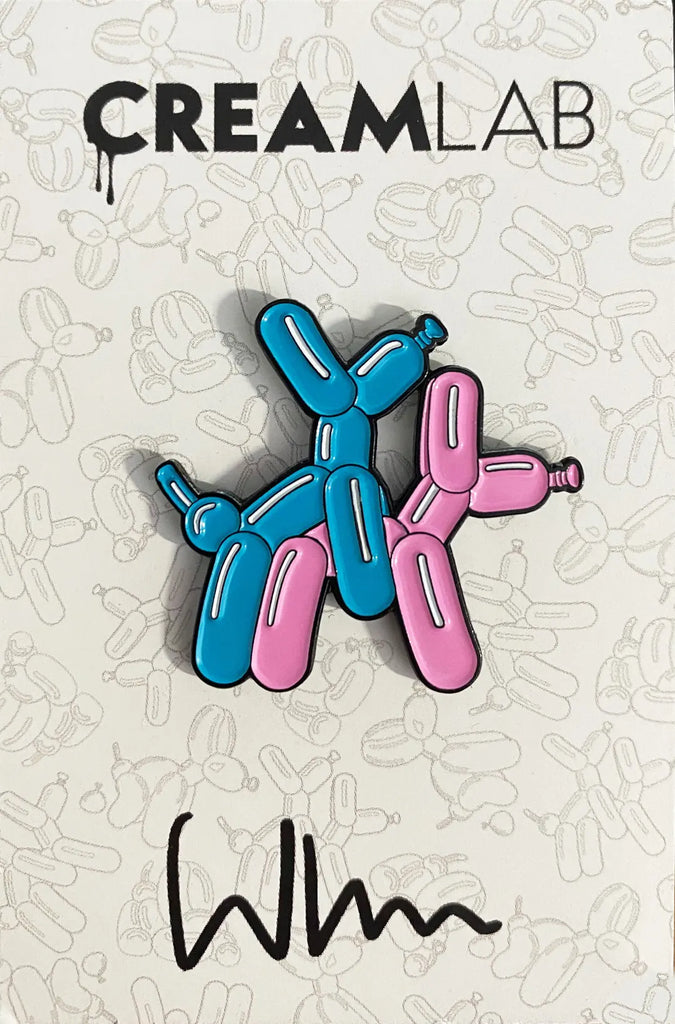 Humpek Pin (Pink & Blue) by Whatshisname