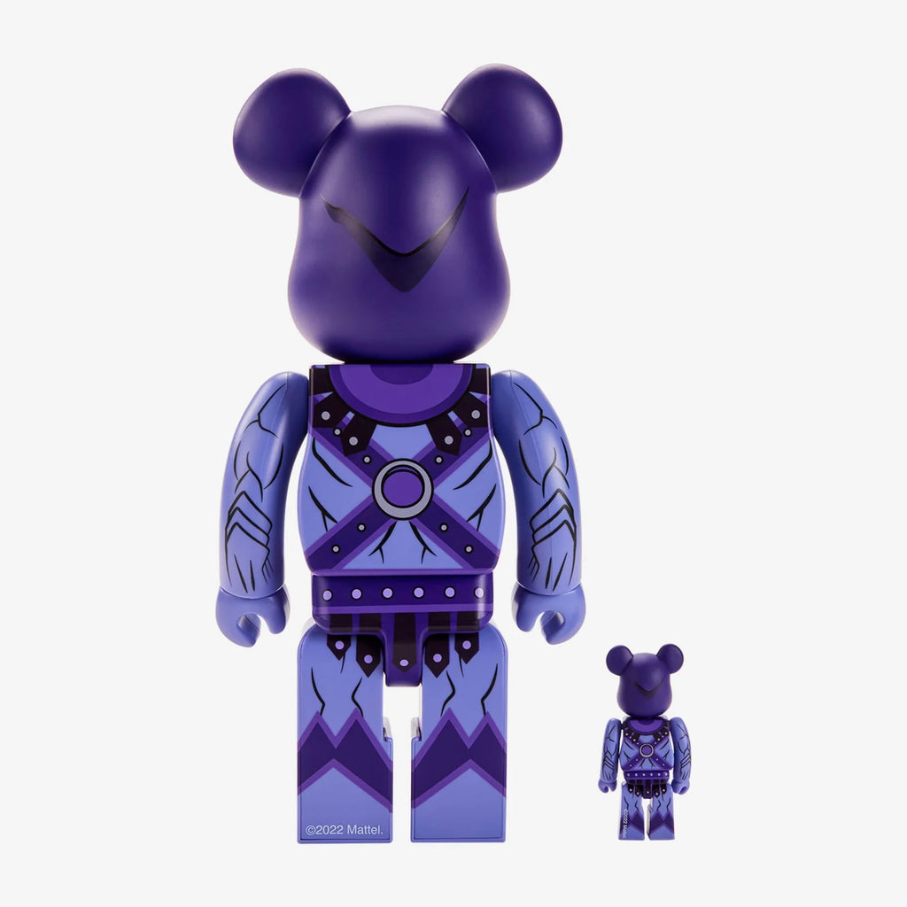 Masters of the Universe Skeletor BE@RBRICK 100% & 400% - By Mishka