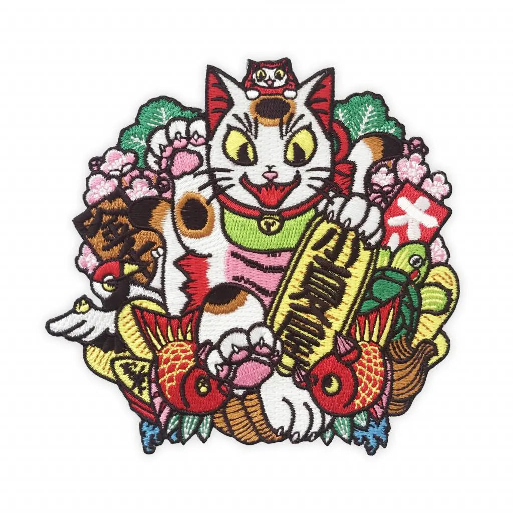 Negora Kumade Embroidered patch by Konatsu