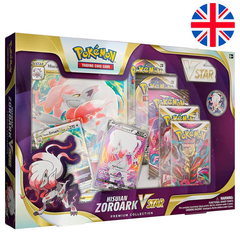 Pokemon VSTAR Blister Premium Collection Box - Hisuian Zoroark - Pokémon Cards