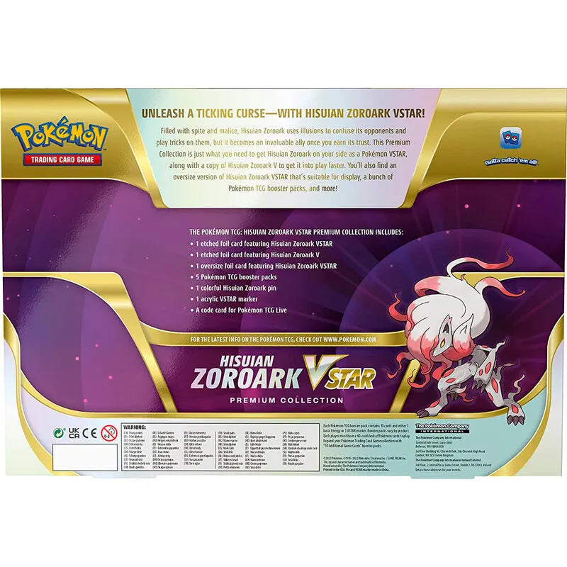 Pokemon VSTAR Blister Premium Collection Box - Hisuian Zoroark - Pokémon Cards