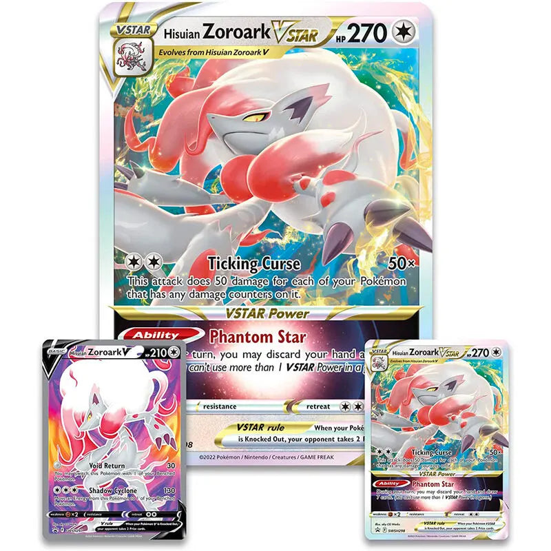 Pokemon VSTAR Blister Premium Collection Box - Hisuian Zoroark - Pokémon Cards