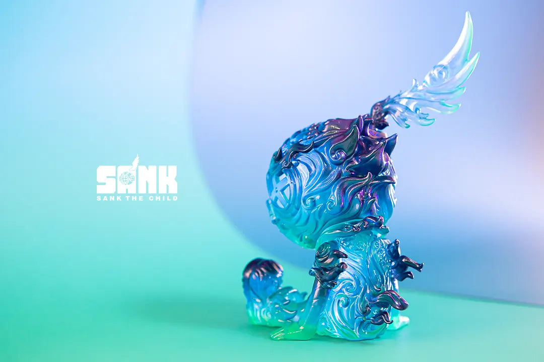 Side display of Streamfire Blue Flame by Sank Toys