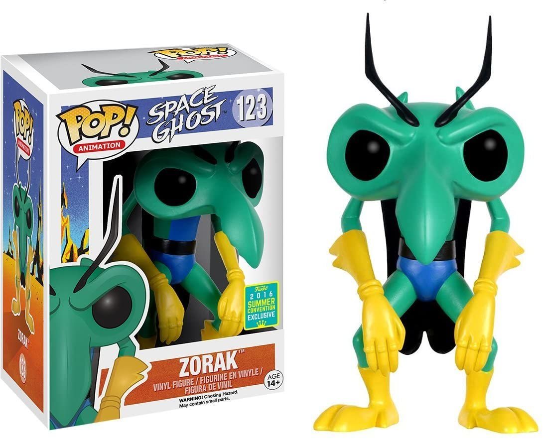 Zorak #123 Funko Pop front view – Space Ghost exclusive
