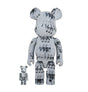Bearbrick Andy Warhol Elvis 400% and 100% set front view