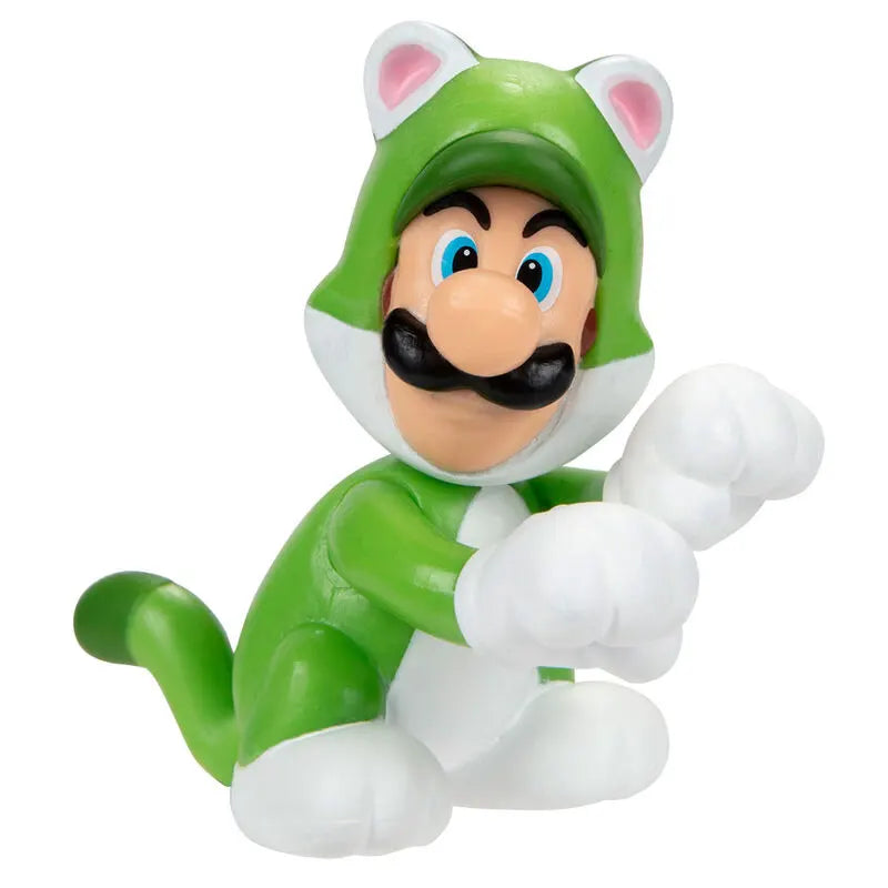 Nintendo: Cat Luigi Action Figure 6,5cm by Jakks Pacific