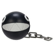 Chain Chomp Super Mario figure with open mouth and chain detail.