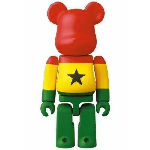 Ghana - Flag - 100% Bearbrick Series 41