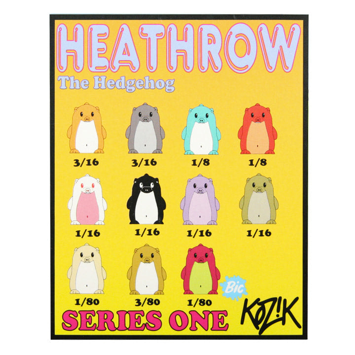 Heathrow the Hedgehog by Frank Kozik