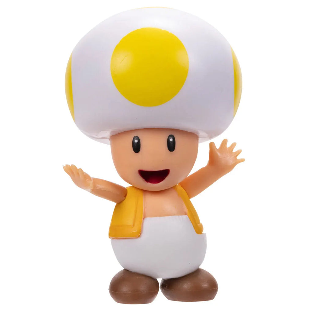 Nintendo: Yellow Toad Action Figure 6,5cm by Jakks Pacific